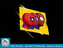 Marvel Spider-Man No Way Home Masked Spider-Men Trio T-Shirt copy png, sublimation