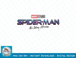Marvel Spider-Man No Way Home Movie Logo Black T-Shirt copy png, sublimation