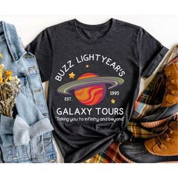 Retro Buzz Lightyear's Galaxy Tours Shirt / Toy Story Disney T-shirt / Magic Kingdom Park / Walt Disney World / Disneyla