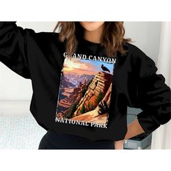 Grand Canyon National Park Arizona, Camping T-Shirt, Camping Sweatshirt, Mountain Sweater, Outdoor Gift, Nature Tee, Gra