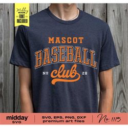 baseball team template svg, png eps dxf, baseball cricut file, team shirt design, team logo, team banner, silhouette, su
