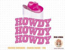 rodeo western country southern cowgirl hat pink - howdy png