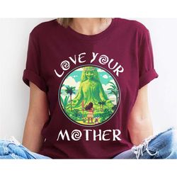 Moana Te Fiti Fairy Garden Love Your Mother Shirt / Queen Of Plant Mother Island T-shirt / Walt Disney World Trip / Magi
