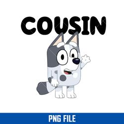 Muffin Cousin Png, Bluey Munffin Dog Png, Bluey Family Png, Bluey Png Digital File