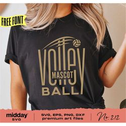 Volleyball Team Template, Svg Png Dxf Eps, Volleyball Team Shirts, Volleyball Team Logo, Cricut, Volleyball Mom, Team Em