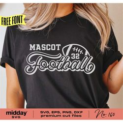 Football Team Svg, Football Player Shirt, Svg Dxf Png Eps, Silhouette, Cricut, Football Team Logo, Football team Shirt,