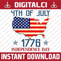 4th of July 1776 Independence Day American Flag 4th Of July, Memorial day, American Flag, Independence Day PNG File Subl