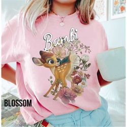 Lovely Bambi With Flower Shirt, Bambi Disney Shirt, Bambi Shirt, Disney World Shirt, Gift Idea