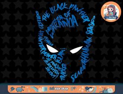 Marvel Black Panther Silhouette Mask T-Shirt T-Shirt copy png