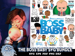 41 The Boss Baby Svg Bundle, Funny Baby Svg, Boss Svg