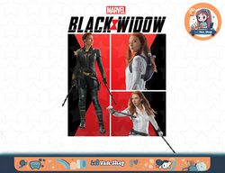 Marvel Black Widow Comic Panels T-Shirt copy png