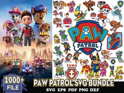 1000 Files Paw Patrol Svg Bundle, Paw Patrol Svg, Paw Patrol Clipart