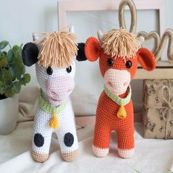 amigurumi crochet cow pattern cute toys patterns