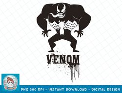 Marvel Venom Cartoon Comic Style Drip Logo Graphic T-Shirt T-Shirt copy