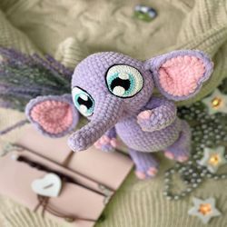 Crochet Pattern Elephant \ Crochet PATTERN plush toy \ Amigurumi stuff toys tutorials \ Amigurumi animals \ Pattern
