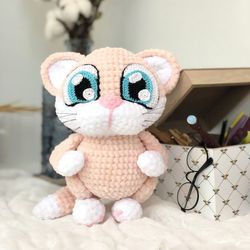 crochet pattern cat / amigurumi pattern animals / crochet pattern toy kitty / plush toy tutorials kitty / pattern