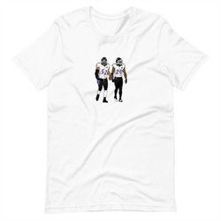 Ray Lewis and Ed Reed Baltimore Ravens Unisex t-shirt