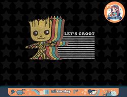 Marvel Guardians Of The Galaxy Let's Groot T-Shirt copy png