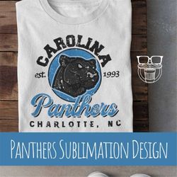 Carolina Panthers Inspired | Sublimation Design | Sublimation Print
