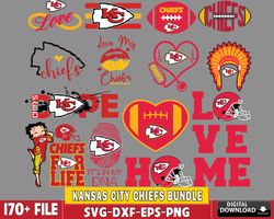 170 file Kansas City Chiefs bundle svg, N F L svg bundle NFL1011238