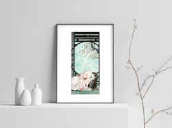 Printable art Rainy day (Guyu) / Forget About Regrets / Mo Dao Zu Shi / print it at home / Directly from the Artist