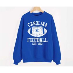 Vintage Carolina Football EST 1993 Sweatshirt, Carolina Football Team Classic Vintage Shirt, Retro American Football Swe