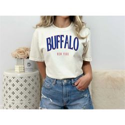Buffalo New York Comfort Colors Shirt, Buffalo Bills Shirt, Bills Mafia Oversized T Shirt, New Yorker, NYC Aesthetic Clo