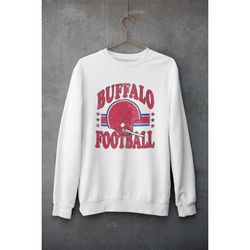 Buffalo Football Sweatshirt , Vintage Style Buffalo Football Crewneck Sweatshirt , Buffalo Sweatshirt , Sunday Football