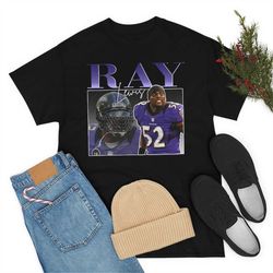 RAY LEWIS t shirt - Baltimore Ravens Legend - Vintage Retro 90s bootleg design