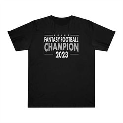 Fantasy Football Champion 2023 T-shirt (Carolina Panthers Gray)
