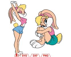 Lola Bunny svg, Bugs Bunny svg fashion, Looney Tunes svg png