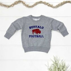 kids buffalo football sweatshirt | toddler football fan | kids buffalo ny football | new york football crewneck