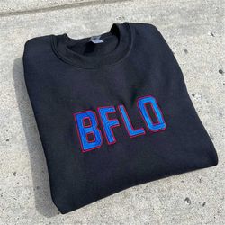 embroidered buffalo sweatshirt / crewneck / hoodie