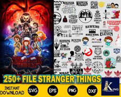 250 file Stranger Things SVG