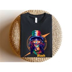Slash Lightning Bolt Rock n' Roll T Shirt, Rock n' Roll Shirt, Old School Rock Shirt, Vintage T Shirt, Rock Music Shirt,