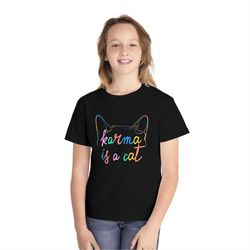 Youth Taylor Swift Karma Is A Cat Shirt, Comfort Colors, The Eras Tour Shirt, Taylor Swift Shirt, Taylor Swift, Taylor S