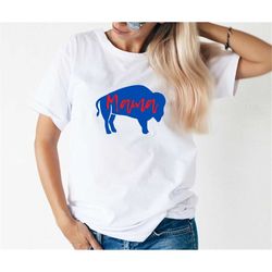 Simple design buffalo mama bills shirt women Jersey Short Sleeve Tee