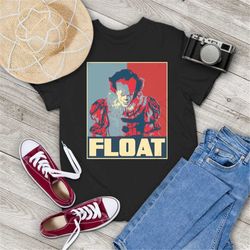 Float Penny Horror Character Halloween Hope Vintage T-Shirt, Horror Character Shirt, Pennywise Shirt, Crazy Clown Shirt,