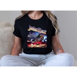 Judas Priest T Shirt, Rock n' Roll Shirt, Old School Rock T Shirt, Vintage T Shirt, Rock Music Shirt, Retro Rock Shirt,