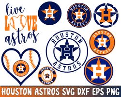 Houston Astros bundle svg dxf eps png