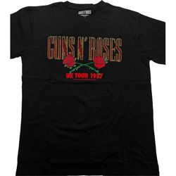 Guns N' Roses Unisex T-Shirt: 87 Tour (Diamante)