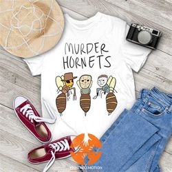 Murder Hornets Bees Freddy Jason Myers Vintage T-Shirt, Horror Movie Shirt, Freddy Shirt, Jason Shirt, Gift Tee For You