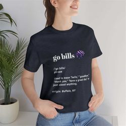 Unisex Go Bills Buffalo Bills Football Shirt, Go Bills, Bills Mafia T-Shirt, Buffalo Bills Fan Gift, Bills Gift for Her