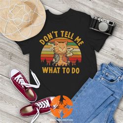 Don't Tell Me What To Do Funny Tattoos Cat Vintage T-Shirt, Cat Shirt, Cat Lovers Shirt, Funny Cat Shirt, Gift Tee For Y