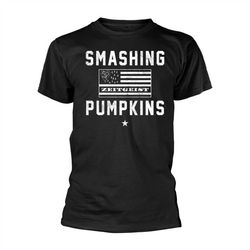 Smashing Pumpkins Unisex T-shirt: Zeitgeist Flag (back print)