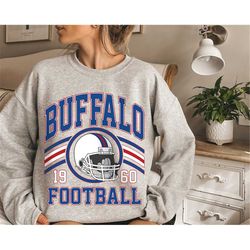 retro buffalo football sweatshirt, buffalo football crewneck sweatshirt, buffalo football shirt, vintage new york footba