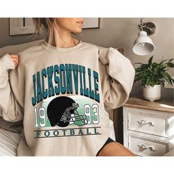 Vintage Jacksonville Sweatshirt, Jacksonville Football Sweatshirt, Jacksonville Football Crewneck, Jacksonville Sweater,
