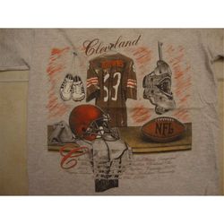 Vintage 90's NFL Cleveland Browns gray T Shirt Size M