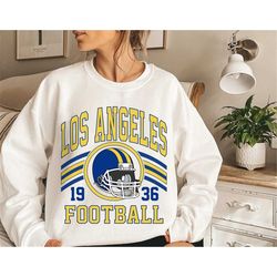 Retro Los Angeles Football Sweatshirt, Los Angeles Football Crewneck Sweatshirt, Los Angeles Football Shirt, Vintage Los