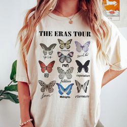 The Eras Tour Butterfly Vintage Shirt, Taylor Swift Album Shirt, TS Eras Tour Shirt, The Eras Tour 2023 Shirt, Swiftie